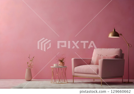 interior modern living room with sofa 129660662