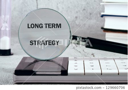 The conceptual text of the LONG TERM STRATEGY. A place to copy. Business concept. Info concept The conceptual text of the LONG TERM STRATEGY. A place to copy. Business concept. Info concept 129660706