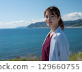 Female trainee doctors who will take on the role of community healthcare 129660755