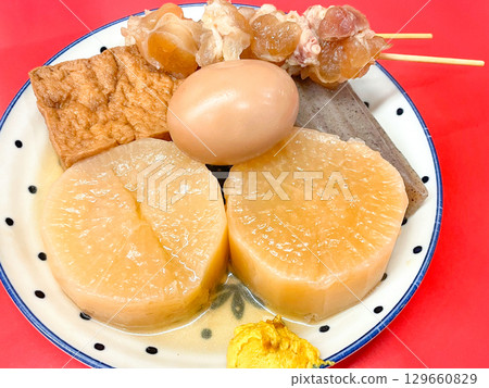 Food stall menu: Hakata oden 129660829