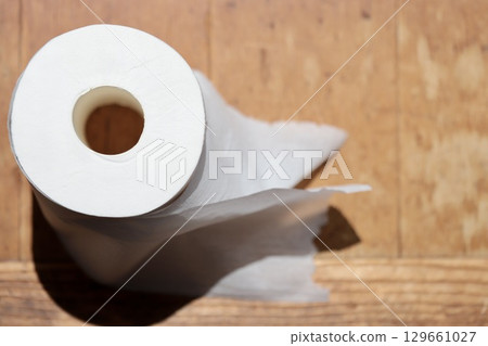 1 roll of Japanese-made double-layered toilet paper with core 129661027