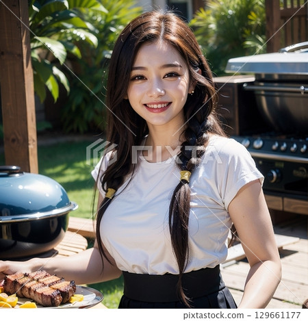 料理：剛烤好的肉！ （笑） 129661177