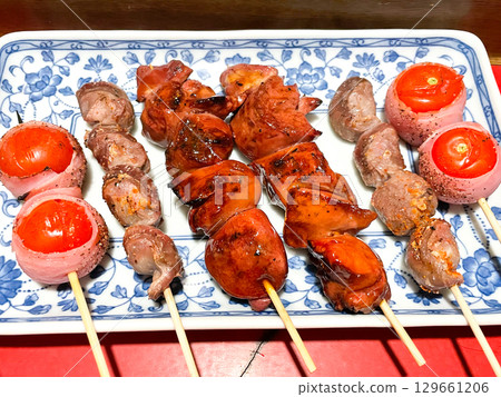 博多的特色：小吃攤的烤串 129661206