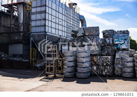 Metal Industry Plant - Recycled Metal 129661851
