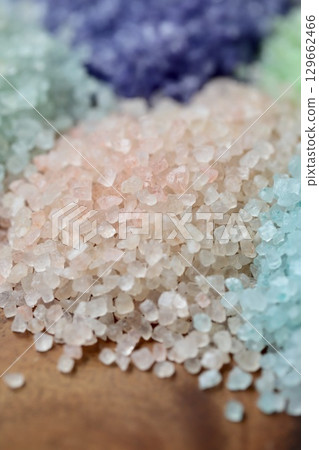 Rose scented colored bath salts, aroma bath salts 129662466