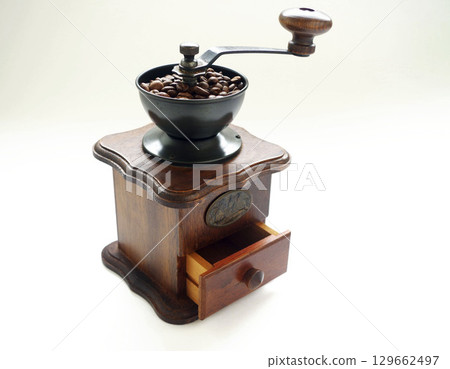 咖啡豆、烘焙咖啡豆、咖啡磨 129662497