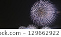 A spectacular fireworks display that lights up the night sky with multiple fireworks 129662922