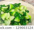 中式家常菜：大理石小白菜（炒小白菜） 129663124