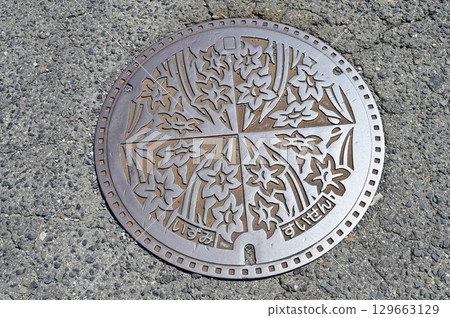 Manhole cover in Izumi City, Osaka Prefecture Manhole cover in Izumi City, Osaka Prefecture 129663129