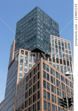 Vienna, Austria - June 22, 2024: Modern architecture of the Austrian capital Vienna 129663145