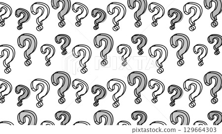 Question mark background illustration Question mark background illustration 129664303