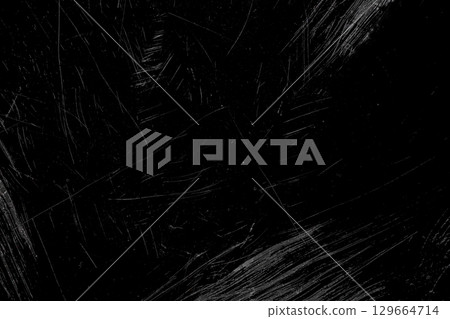 Dark scratched background for horror and industrial designs 129664714