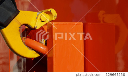 Steel Tow Hook on Truck For Emergency Towing 129665238