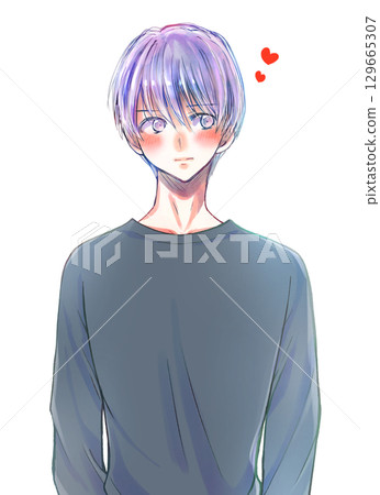 Men's Love T-shirt, Black, Long Sleeve, Cool, Upper Body Men's Love T-shirt, Black, Long Sleeve, Cool, Upper Body 129665307