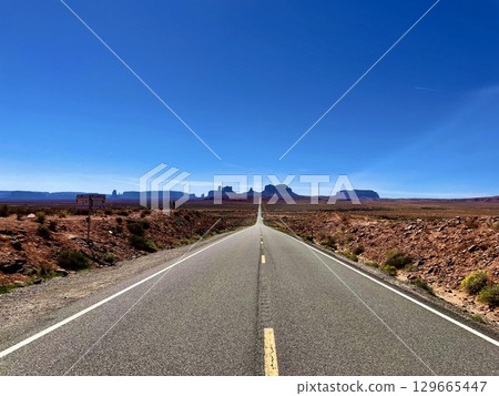 [亞利桑那州] 通往紀念碑谷的道路 ～ [亞利桑那州] 阿甘正傳點 ～ 129665447