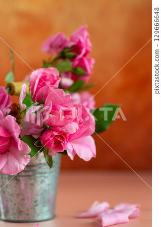 Warm card with roses for a loved one Warm card with roses for a loved one 129666648