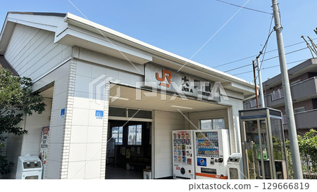 Ooka Station building on the Gotemba Line (Ooka, Numazu City, Shizuoka Prefecture) 129666819