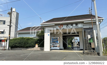 Ooka Station building on the Gotemba Line (Ooka, Numazu City, Shizuoka Prefecture) 129666822