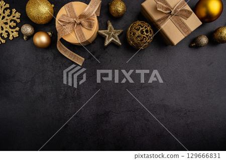 Christmas and Happy New background Christmas and Happy New background 129666831
