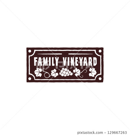 Family Vineyard Logo 129667263