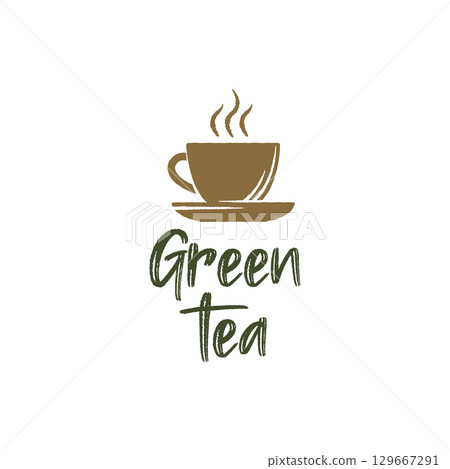 Green Tea Logo Green Tea Logo 129667291