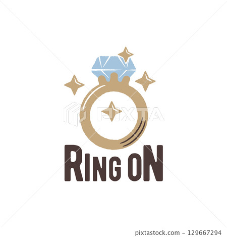 Wedding Ring Logo 129667294