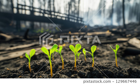 plants ground background forest soil closeup plants ground background forest soil closeup 129667446