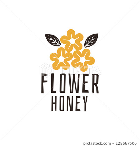 Flower Honey Logo Flower Honey Logo 129667506