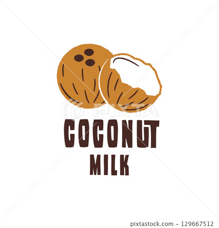 Coconut Milk Logo 129667512