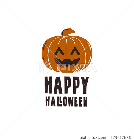Happy Halloween Logo 129667628