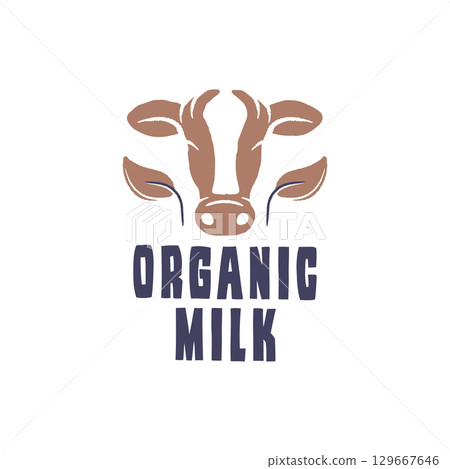 Organic Milk Logo 129667646