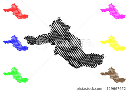 See-Gaster District (Switzerland, Swiss Confederation, Canton of St Gall, St. Gallen or Sankt Gallen) map vector illustration, scribble sketch Wahlkreis See-Gaster map See-Gaster District (Switzerland, Swiss Confederation, Canton of St Gall, St. Gallen or Sankt Gallen) map vector illustration, scribble sketch Wahlkreis See-Gaster map 129667652