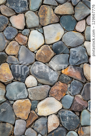 paris view stone wall variety stones 129667776