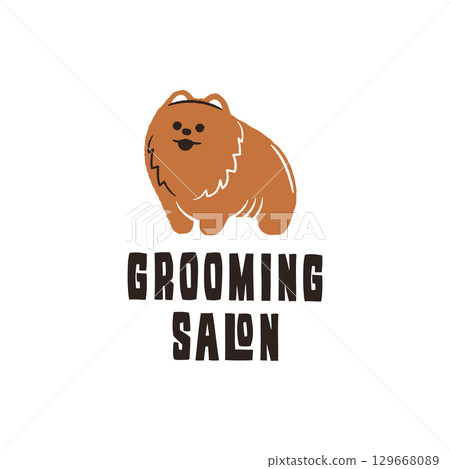 Grooming Salon Logo 129668089