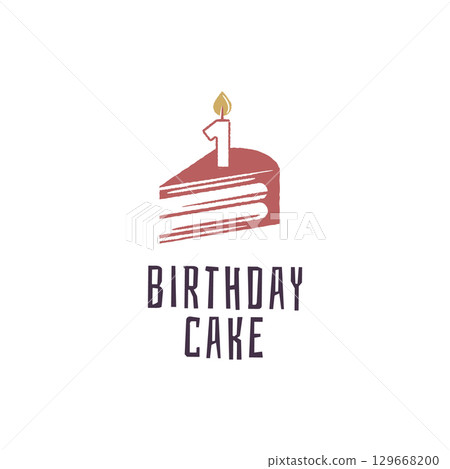 Birthday Cake Logo Birthday Cake Logo 129668200