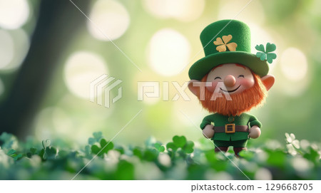 depiction leprechaun background character expression hat 129668705