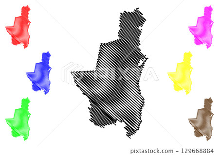Break O'Day Council (Commonwealth of Australia, Tasmania, lutruwita) map vector illustration, scribble sketch Break O Day map Break O'Day Council (Commonwealth of Australia, Tasmania, lutruwita) map vector illustration, scribble sketch Break O Day map 129668884