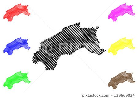 City of Hobsons Bay (Commonwealth of Australia, Victoria state, Vic) map vector illustration, scribble sketch Hobsons Bay map City of Hobsons Bay (Commonwealth of Australia, Victoria state, Vic) map vector illustration, scribble sketch Hobsons Bay map 129669024