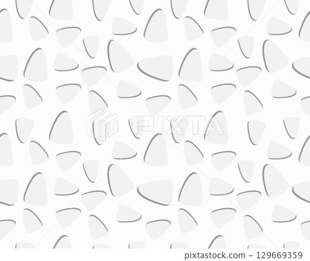 Minimalistic light vector seamles pattern from abstract shapes. Can be used for prints, wallpapers, textiles. 129669359