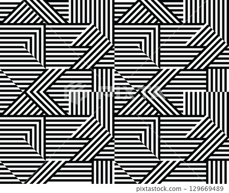 Seamless polygonal pattern background, creative design templates 129669489