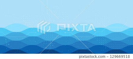 Abstract modern technology and science future background 129669518