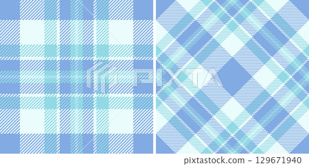 Fabric check pattern of tartan texture vector with a background textile seamless plaid. Set in gradient colors for luxury bedding sets. Fabric check pattern of tartan texture vector with a background textile seamless plaid. Set in gradient colors for luxury bedding sets. 129671940