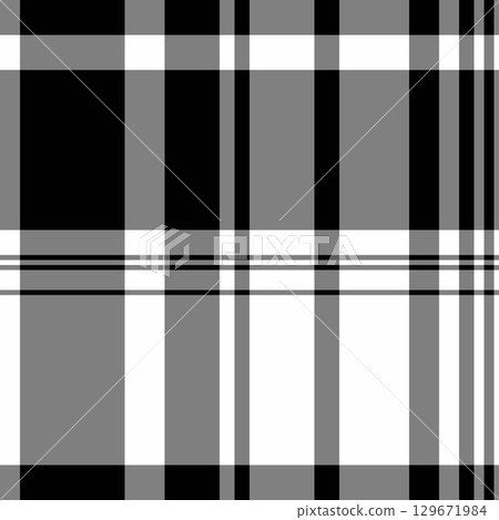Autumn seamless fabric pattern, royalty plaid check textile. Layer texture vector tartan background in gray and white colors. Autumn seamless fabric pattern, royalty plaid check textile. Layer texture vector tartan background in gray and white colors. 129671984