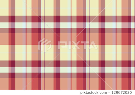 Warm toned plaid design. A seamless pattern with intersecting lines. Ideal for backgrounds, textiles, and digital designs. Classic, yet modern. 129672020