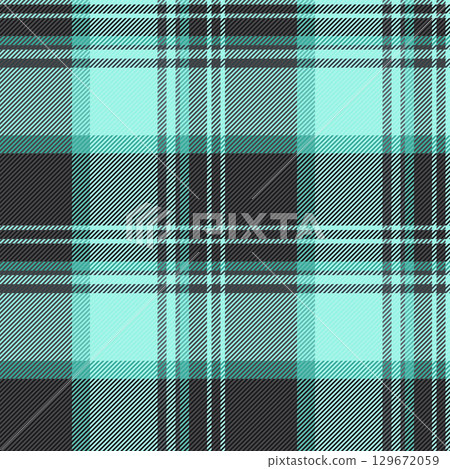 Stylish plaid pattern. Modern, seamless design with interwoven lines, perfect for backgrounds, textiles, and versatile creative projects. 129672059