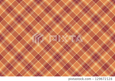 Warm, rustic plaid pattern in autumnal hues. Seamless design evokes tradition, comfort, and the cozy spirit of fall. Ideal for backgrounds, textiles, and designs. Warm, rustic plaid pattern in autumnal hues. Seamless design evokes tradition, comfort, and the cozy spirit of fall. Ideal for backgrounds, textiles, and designs. 129672128