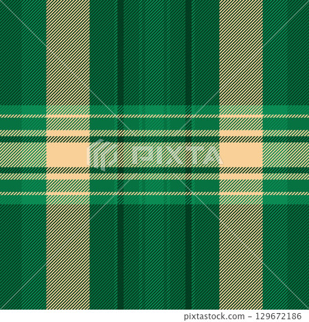 Classic green tartan pattern. Textile background with check design. Ideal for fashion, interior, or festive themed projects. Versatile backdrop for branding and graphics. Classic green tartan pattern. Textile background with check design. Ideal for fashion, interior, or festive themed projects. Versatile backdrop for branding and graphics. 129672186