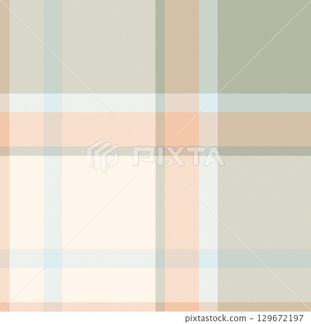 Elegant, muted tartan pattern. Pastel hues of beige, peach, sage, and light blue create a calming, stylish design. Ideal for backgrounds, textiles, or overlays. Elegant, muted tartan pattern. Pastel hues of beige, peach, sage, and light blue create a calming, stylish design. Ideal for backgrounds, textiles, or overlays. 129672197