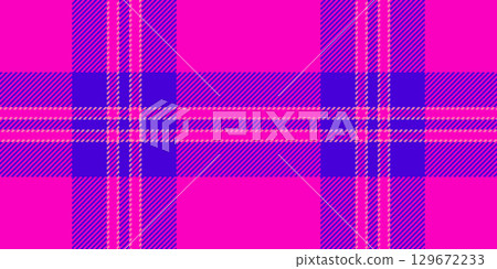Vibrant tartan pattern in electric pink and bold blue. A classic, textured design evoking heritage, style, and bold expression. Great for fashion, backgrounds, or creative projects. Vibrant tartan pattern in electric pink and bold blue. A classic, textured design evoking heritage, style, and bold expression. Great for fashion, backgrounds, or creative projects. 129672233