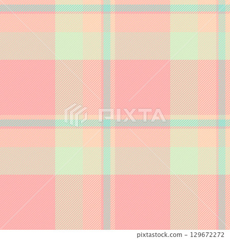 Pastel plaid pattern. Seamless fabric texture in pink, green, and blue hues. Great for textile design, backgrounds, or adding a vintage touch to your project. Pastel plaid pattern. Seamless fabric texture in pink, green, and blue hues. Great for textile design, backgrounds, or adding a vintage touch to your project. 129672272